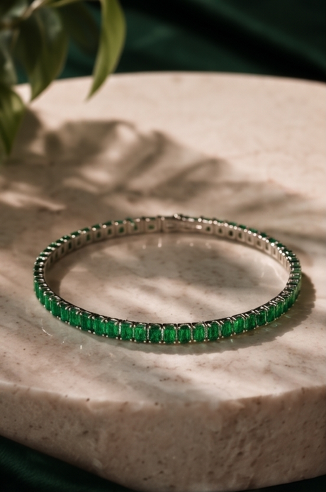 Emerald Tennis Bracelet