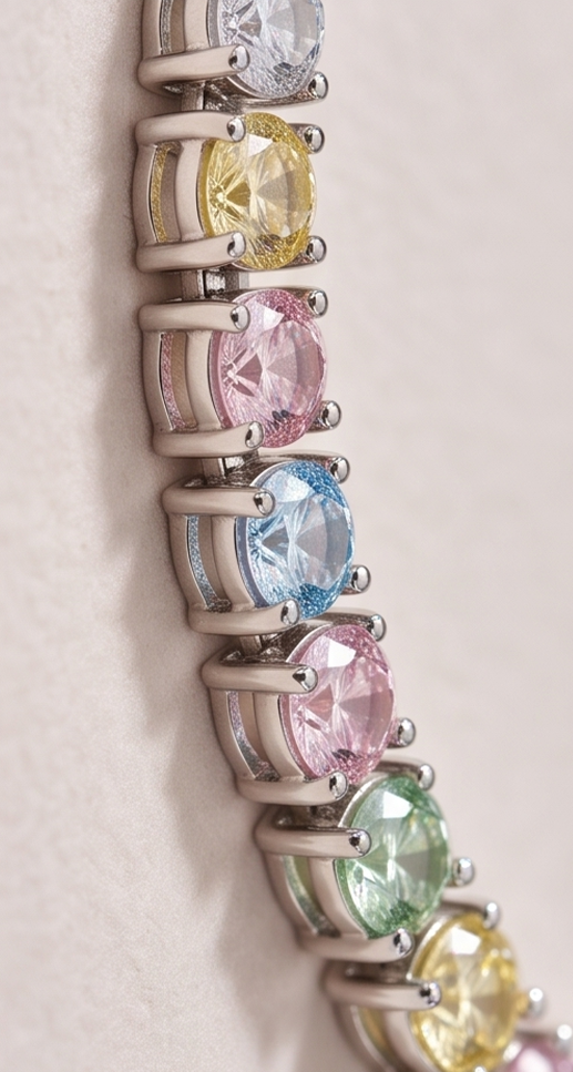 Pastels Tennis Bracelet