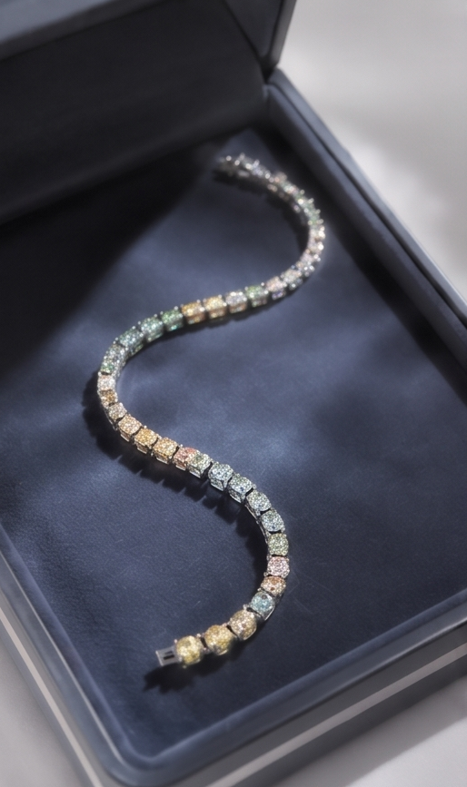 Pastels Tennis Bracelet