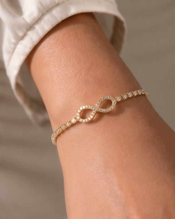 Infinity Tennis Bracelet