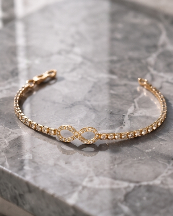 Infinity Tennis Bracelet