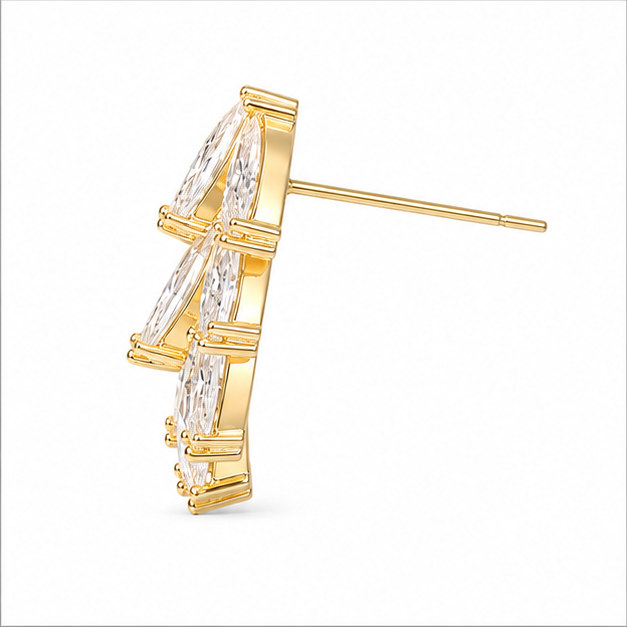 Diamond Cocktail Stud Earring