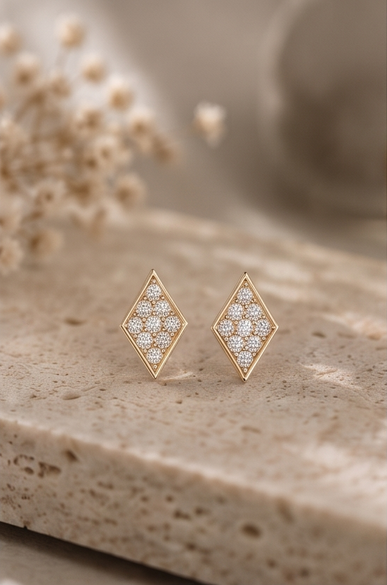 Mini Diamond Stud Earring