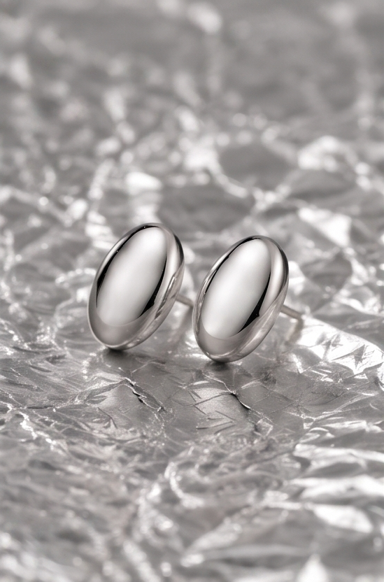 Silver Stud Earring