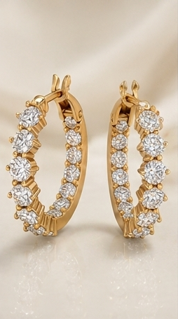 Starlight Hoop Earrings
