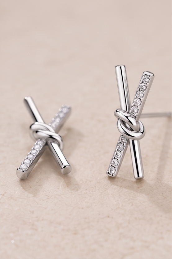 Knot Stud Earring
