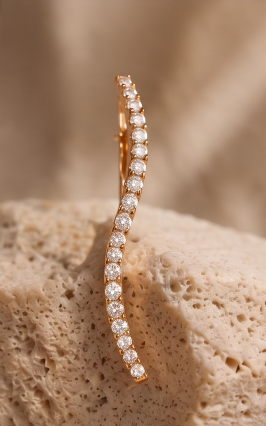 Ripple Spark Stud Earrings