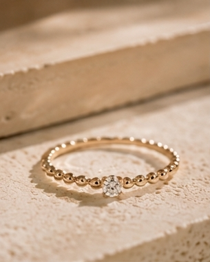 Dainty Diamond Promise Ring