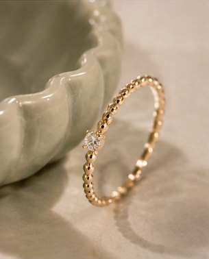 Dainty Diamond Promise Ring