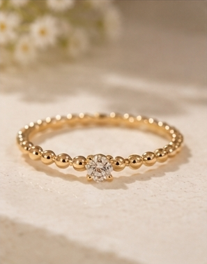 Dainty Diamond Promise Ring