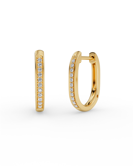 Noir Hoop Earrings