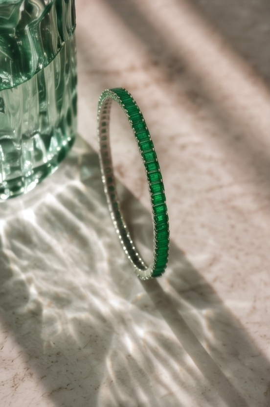 Emerald Tennis Bracelet
