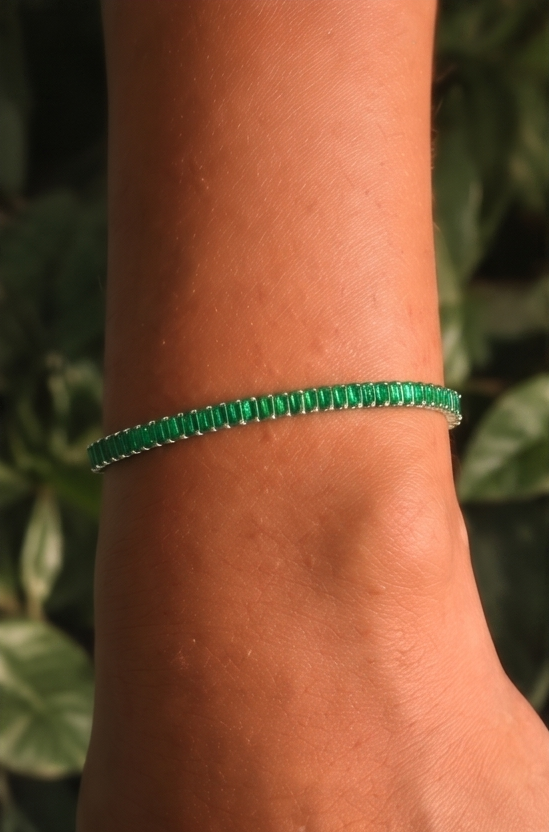 Emerald Tennis Bracelet