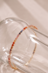 Rainbow Tennis Bracelet