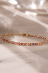 Rainbow Tennis Bracelet