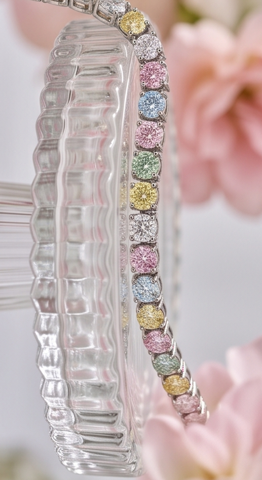 Pastels Tennis Bracelet