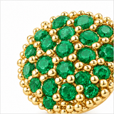 Green Burst Stud Earring