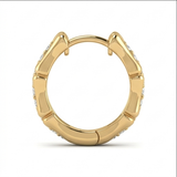 Bamboo Hoop Earring