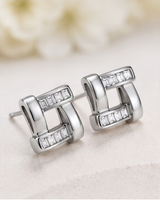 Cushion Stud Earring