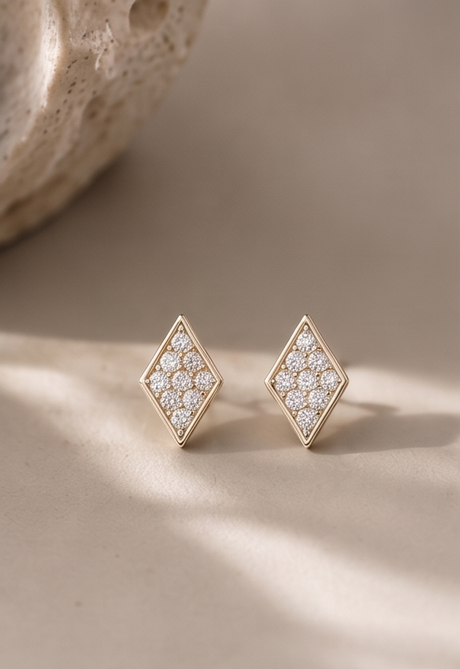 Mini Diamond Stud Earring
