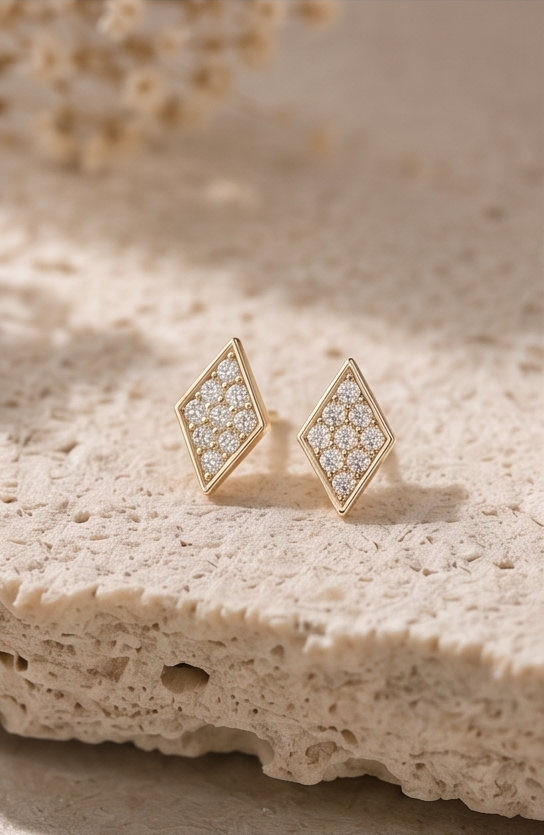 Mini Diamond Stud Earring