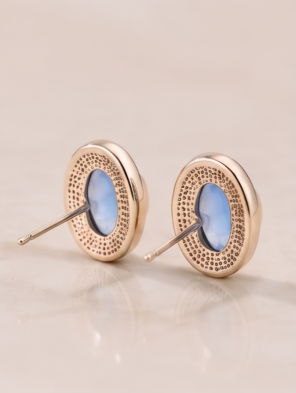 In the Blues Stud Earring