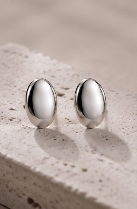 Silver Stud Earring