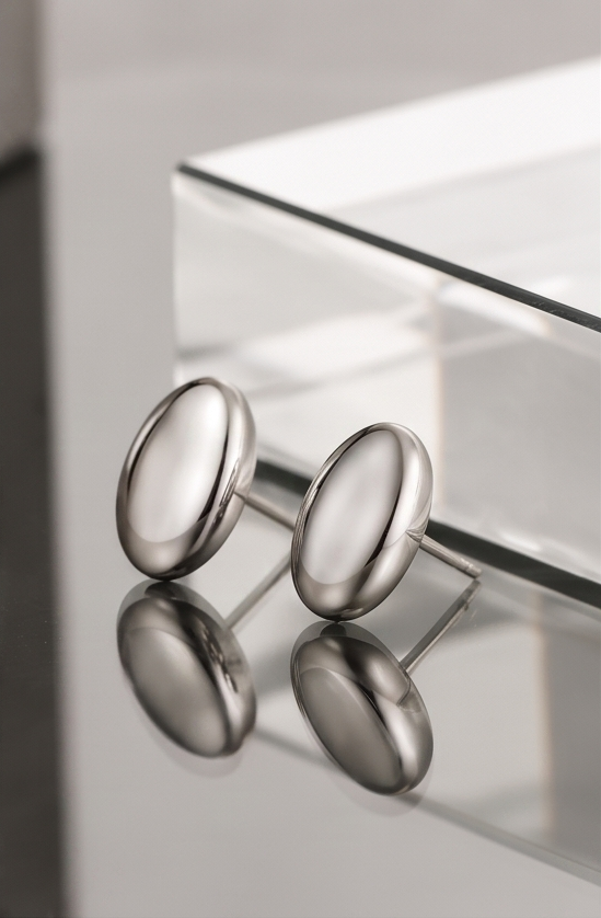 Silver Stud Earring