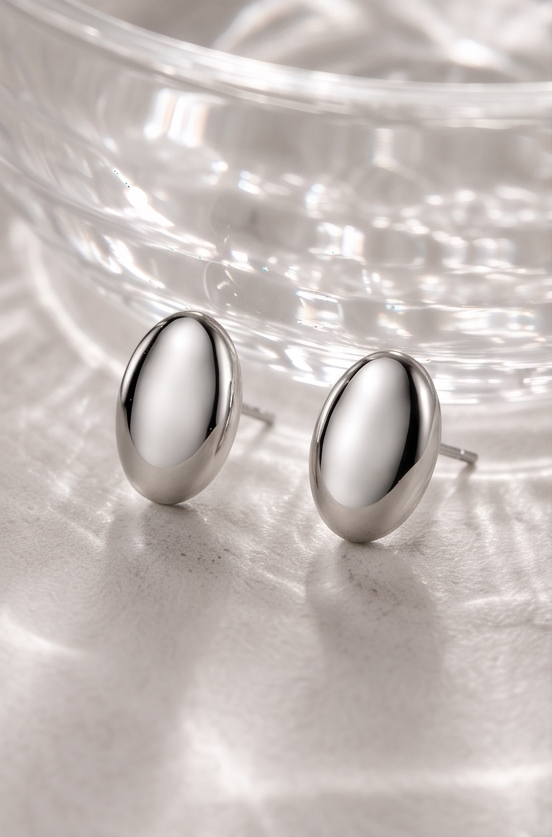 Silver Stud Earring