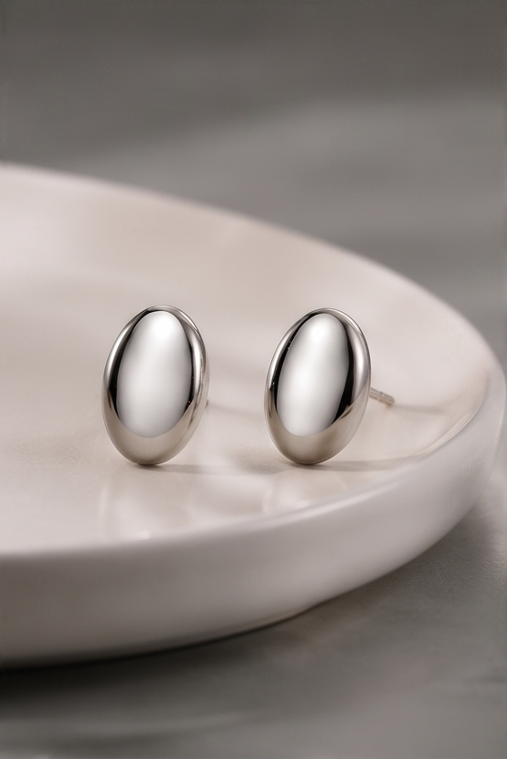 Silver Stud Earring