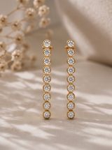 Diamond Drop Earring