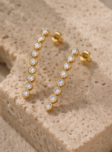 Diamond Drop Earring