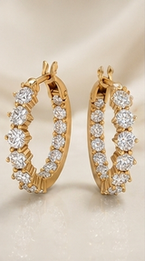 Starlight Hoop Earrings