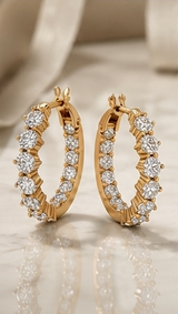 Starlight Hoop Earrings