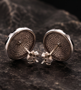 Zebra Stud Earring