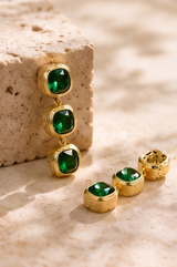 Green Drop Earring