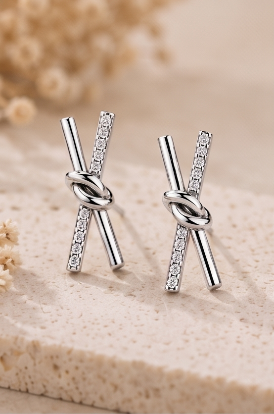 Knot Stud Earring