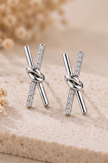 Knot Stud Earring