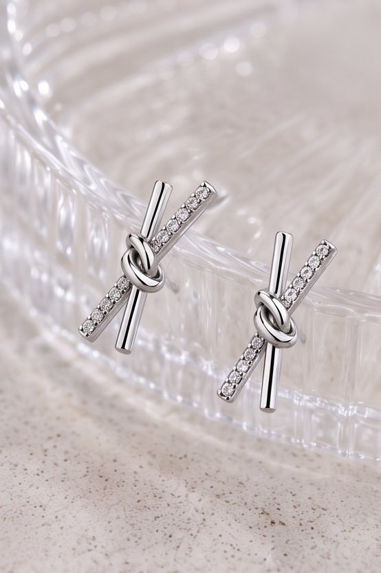 Knot Stud Earring