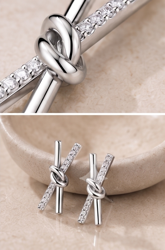 Knot Stud Earring