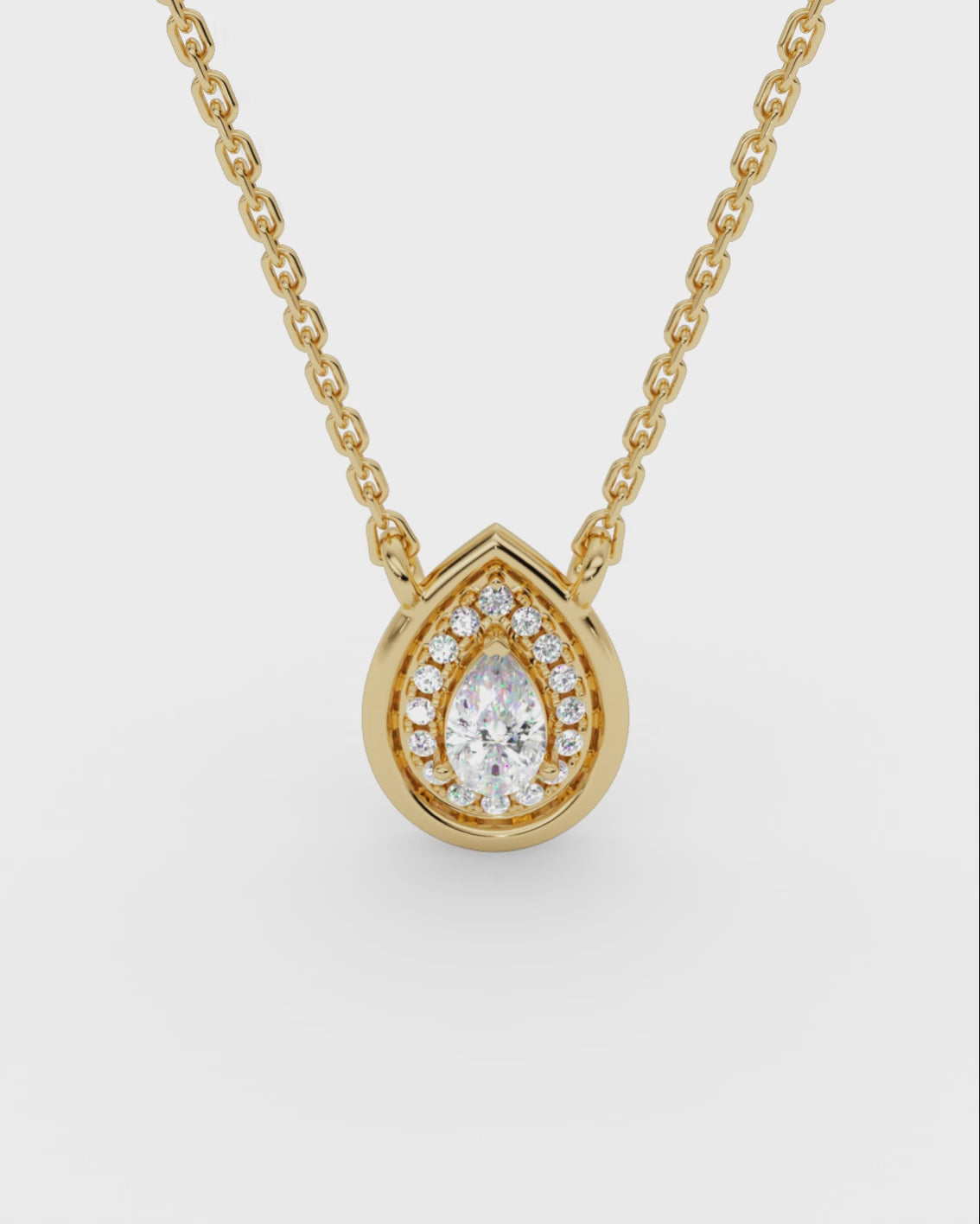 Nell Pear Necklace